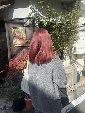 プレイ(PLAY) ブリーチ1回×春ピンクカラー