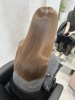 ジエクト カナウ(The Ect canow)&nbsp;くすみベージュブリーチ無しダブルカラーレイヤーカット髪質改善