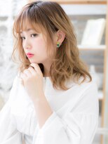 モッズヘア 越谷(mod's hair) 羽のような外国人風ふんわりフェザーウェーブc5越谷20代30代40代