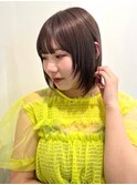 前下がりレイヤーボブ