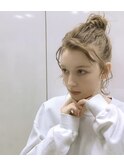【色気をまとう】モテカジュ　お団子アレンジ　ヘアアレンジ