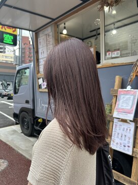 スーリール 荒戸店(Sourire) ピンクブラウンカラー