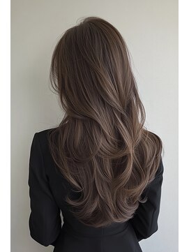 オリノ(olino) ワンカールレイヤー【ミルクティーグレージュ】20代30代40代