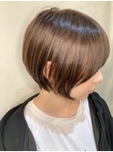 ショートヘア×ヘアカラー＃20代30代40代50代＃福岡飯塚＃美容室
