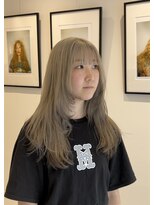 シアン 矢場町店(CYAN.)&nbsp;ホワイトベージュ×裾カラー