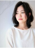 ■くびれヘア♪清楚な小顔ウルフボブM.SLASH自由が丘20-7