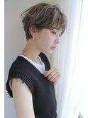 ショートボブ  ショートカット　ハンサムショート　クビレボブ
