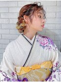 上品抜け感和装ヘアセット【Treno.吉祥寺】