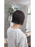 切りっぱなしボブ