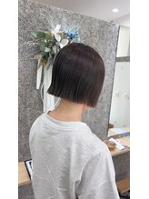 ヘアーテラスエム 奈良店(hair terrace M) 切りっぱなしボブ