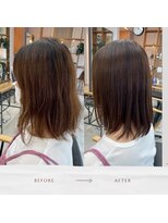 エン(en)&nbsp;【美髪】ミディアムレイヤーボブ