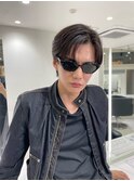 韓国風毛流れセンターパート