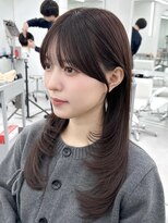 アマトウキョウ アユンチェ(AMA TOKYO×AYUNCHE)&nbsp;前髪顔まわり韓国ヘアレイヤーカットサイドバンク2wayバンク韓国