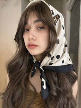 メゾンアクア 表参道(Maison ACQUA) ☆ブリーチなしダブルカラー オリーブ オリーブベージュ