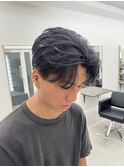 センターパート コンマバング ニュアンス