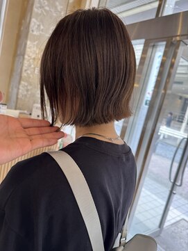 切りっぱなし/ボブ/ぱつっと/向ヶ丘遊園/登戸/中村卓也