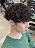 横浜シャドウパーマ緩めスパイラルパーマフェザーパーマツイスパ
