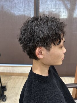 フェリア サウスガーデン(felia southgarden) 20代30代◎波巻きパーマ×センターパート韓国風マッシュ