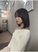 透明感カラー/オリーブベージュ