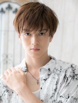 トニーアンドガイ メン 与野駅前店(TONI&GUY MEN)&nbsp;斜めバング爽やかハイトーンカラー王道ルーズショートk与野