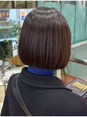 ミルクティーブロンド/ワンホンレイヤーカット/横浜