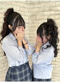 横浜体育祭ヘアセット！お任せ下さい！
