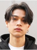 メンズパーマニュアンスパーマ曲がる縮毛矯正センターパート