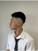 men's短髪フェード