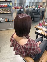 アヴァンスアンス 広島袋町店(AVANCE.ens)&nbsp;ブリーチなしダブルカラーでバイオレットピンクカラー