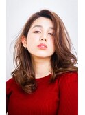 大人ワンサイドセミロング