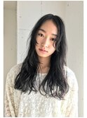 学生限定 黒髪　暗髪　高校生の為の「縦落ちパーマ」