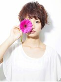 小顔マッシュ/丸みショートカット/センシュアルショートカット