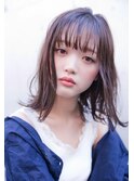 siena　ゆるふわワンカール×パッツンバング　渋谷