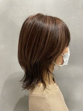 リコ(liko) 【liko】白髪ぼかしハイライトピンクレイヤー