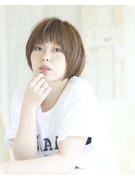 マイラ 銀座(myla) こなれヘアショートのハイライトカラー