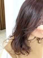 クオリス 上板橋店(QUALIS) 大人かわいいフレンチガーリー/ピンクブラウン/ワンカール外ハネ