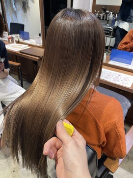 シェノン サントル(CHAINON CENTRE) ショコラベージュ/ボブルフ/カール/ベビーバング【梅田/茶屋町】