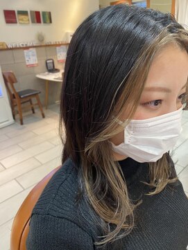 テトラ バイ ネオリーブ 横浜西口店(tetra by neolive) デザインカラー☆フェイスフレーミング