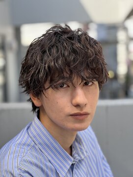 フィフス 原宿(fifth) ツイストスパイラルパーママッシュウルフツーブロック波巻き