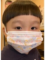 美容室 グラン ブルー&nbsp;【キッズマッシュ】可愛さ爆発！刈り上げスタイル【コボちゃｎ】