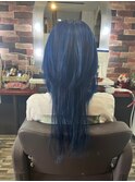 クラゲヘアブルーモテ愛され10代20代人気個性的カット