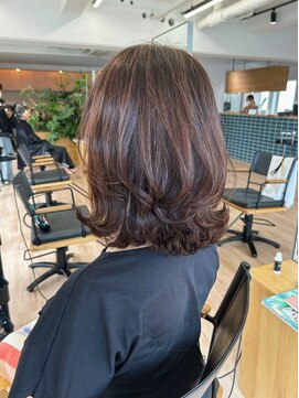 オーシャン(Ocean) [OCEAN Hair&Life藤原純]髪質改善カラー/白髪ぼかし/60代女性☆