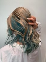 ロンドエニカ 大宮(Lond enika)&nbsp;可愛さあふれるデザインカラー/インナーカラー　大宮