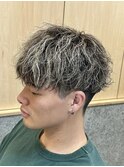 波巻きスパイラルパーマツイストスパイラルパーマシャドウパーマ