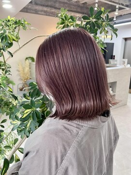 フラッグ 九大学研都市店(Flag) ピンクベージュ☆ダブルカラー