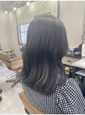 20代30代ブリーチなしアッシュグレーカラー【上野】