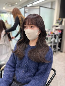 リリー(Lilley) ブラウンカラー☆ウェーブ巻き