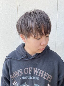 メロウ(mellow) ダブルカラー×ホワイトグレージュ