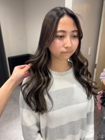 ベレーザ 渋谷神南(Beleza)&nbsp;11795ブリーチ＆インナーカラー黒髪金髪細めハイライトワンホン