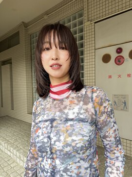 アンドコー(Andco) 【Andco】小顔フェイスレイヤーカットスモーキーブラウン